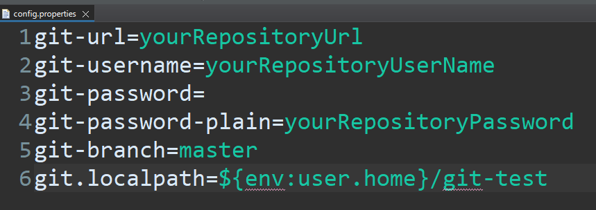 Change properties